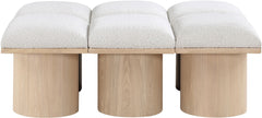 Pavilion - 6 Piece Modular Bench With Natural Base