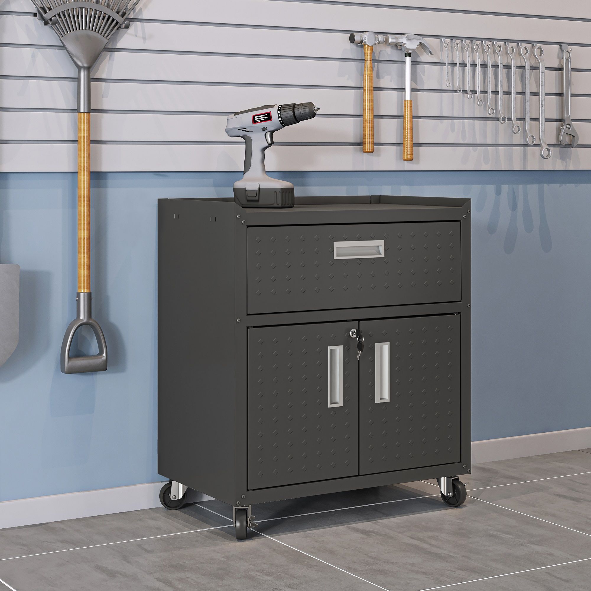 Fortress - Mobile Design Garage Cabinet