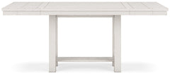 Robbinsdale - Rectangular Counter Height Dining Extension Table Set