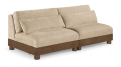 Turin - Chenille Fabric Upholstered Modular Sectional - Beige