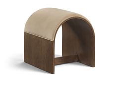 Sable - Velvet Performance Fabric Upholstered Bench