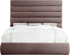 Adam - Linen Fabric Bed With 70.5" Headboard