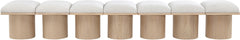 Pavilion - 7 Piece Modular Bench With Natural Base