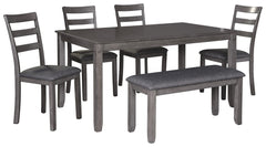 Bridson - RECT DRM Table Set (Set of 6) - Gray