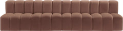 Arc - Faux Leather 4 Seats Modular Sofa