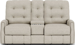 Devon - Reclining Loveseat, Nailhead Trim