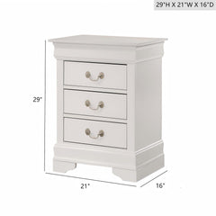 Louis Phillipe - Nightstand - Wood