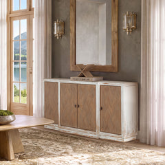 Amelie - 4 Door Sideboard - White
