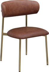 Lupita - Dining Chair With Brushed Gold Legs(Set of 2)