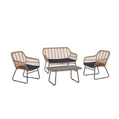 Antibes - 4 Piece Outdoor Conversation Set