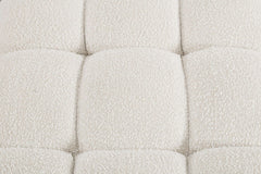 Ames - 7 Piece Boucle Fabric Modular L-Shaped Sectional