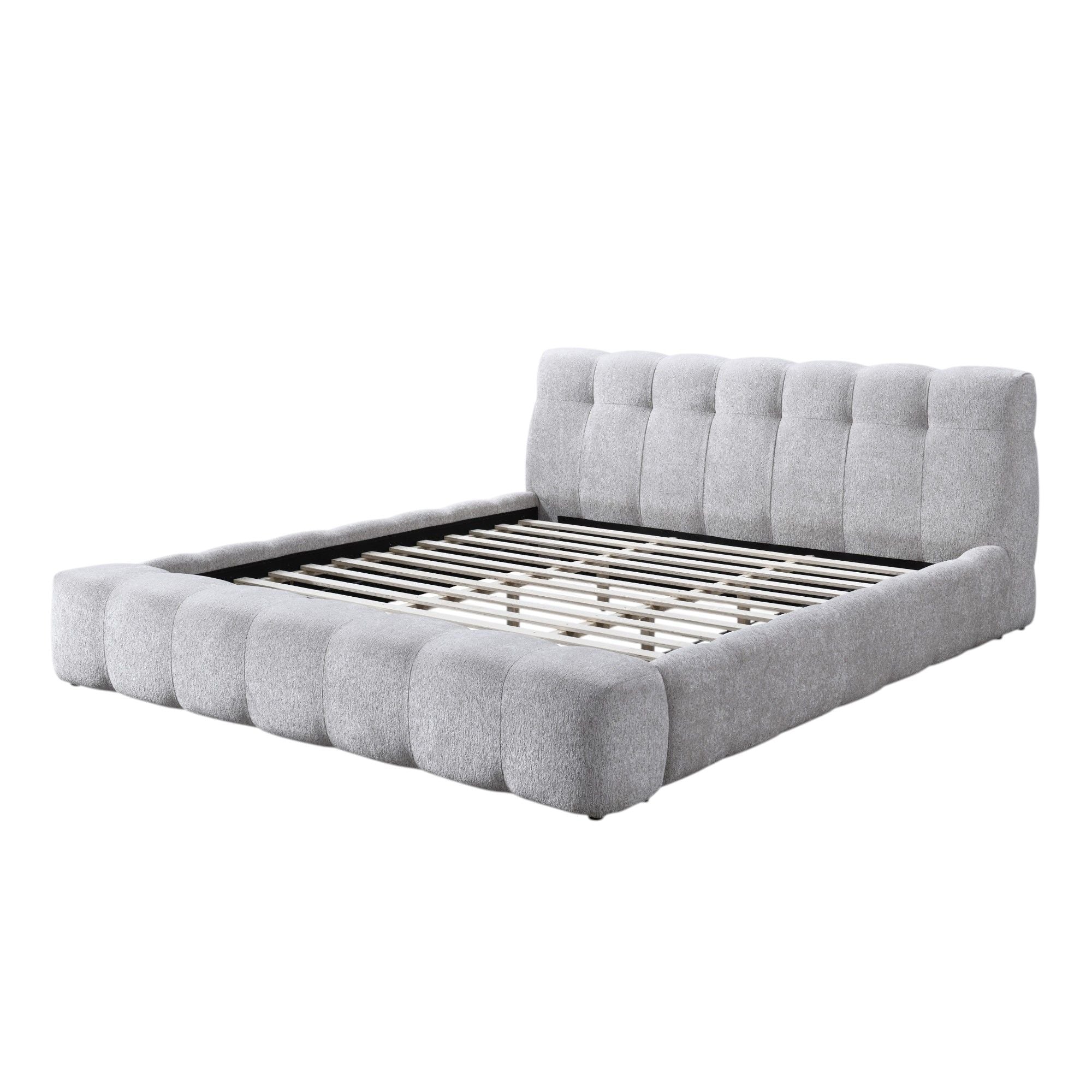 Hannah - Eastern King Bed - Gray