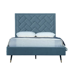 Crosby - Bed With Upholstered Headboard And Slats