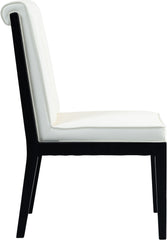 Gwendolyn - Faux Leather Dining Side Chair With Black Frame (Set of 2)