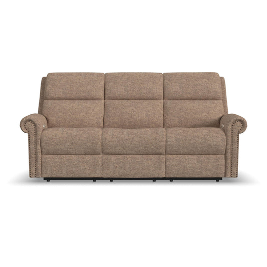Bernard - Power Reclining Sofa With Console, Power Headrest, & Lumbar