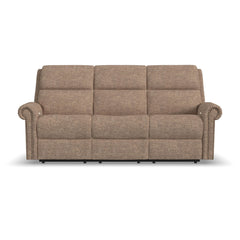 Bernard - Power Reclining Sofa With Console, Power Headrest, & Lumbar