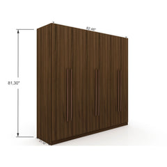 Gramercy - Free Standing Wardrobe Closet With Drawers And Shelves