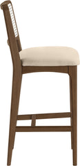 Atrium - Upholstered Bar Stool (Set of 2) - Brushed Brown Frame