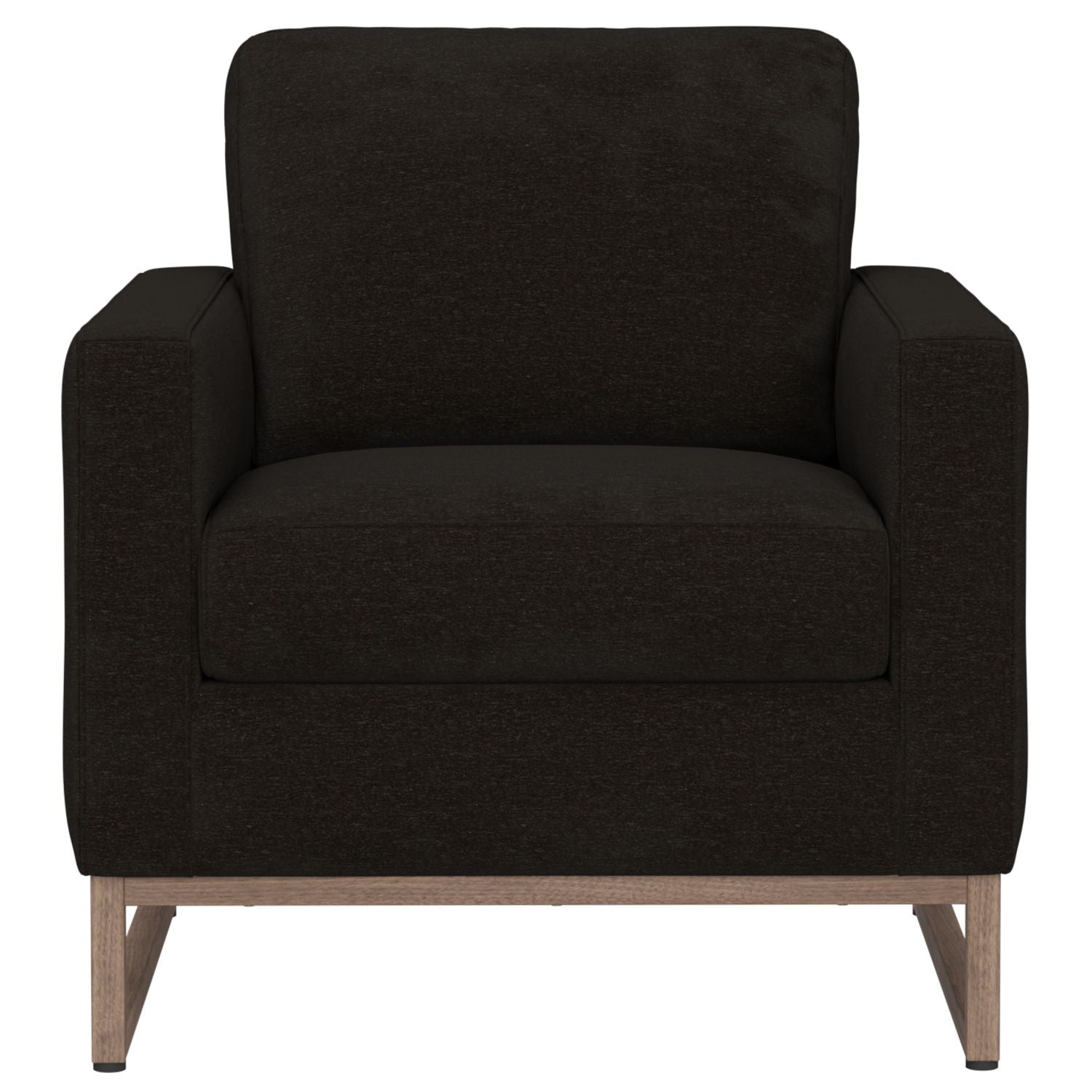 Accent Chair With Track Arm Design