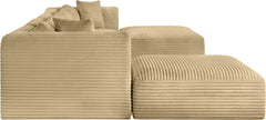 Shaggy - 6 Piece Modular Sectional With 2 Ottomans