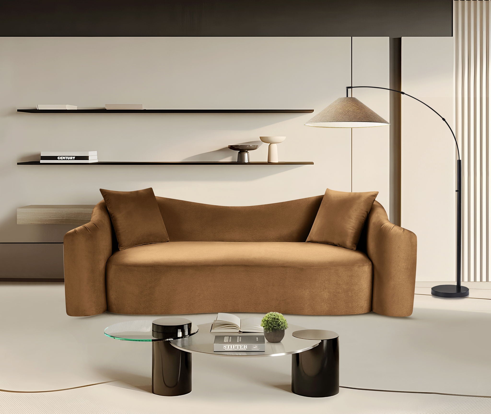 Destin - Sofa - Saddle