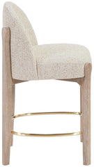Torino - Counter Stool With Brushed Natural Base