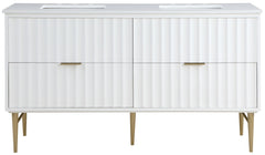 Modernist - Bathroom Vanity With Gold Legs