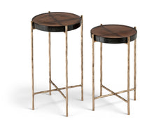 Vetra - Iron Base Bunching End Table - Brass