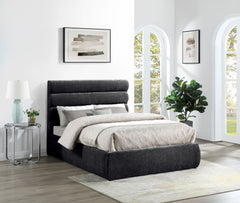 Adam - Chenille Fabric Bed With 52" Headboard