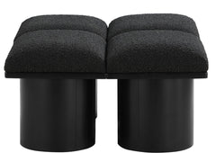 Pavilion - 4 Piece Modular Bench With Black Base