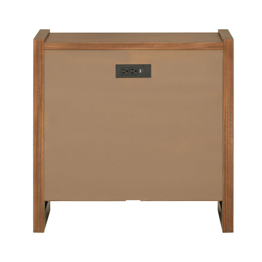 Lincoln - Nightstand - Warm Walnut