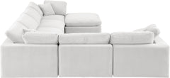 Comfy - 7 Piece Velvet Modular Sectional With Chaise