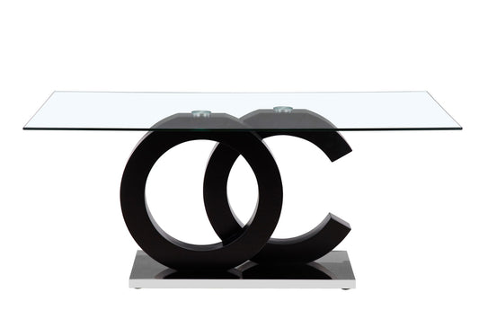 5 Piece Dining Room Set (D2207 Dining Table With 4 D915 Dining Chairs) - Black