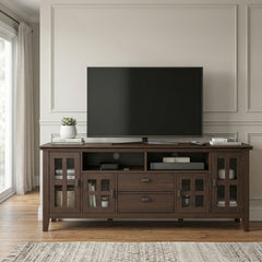Artisan - TV Media Stand - Natural Aged Brown