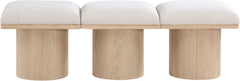 Pavilion - 3 Piece Modular Bench With Natural Base