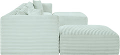 Shaggy - 7 Piece Modular Sectional With 2 Ottomans