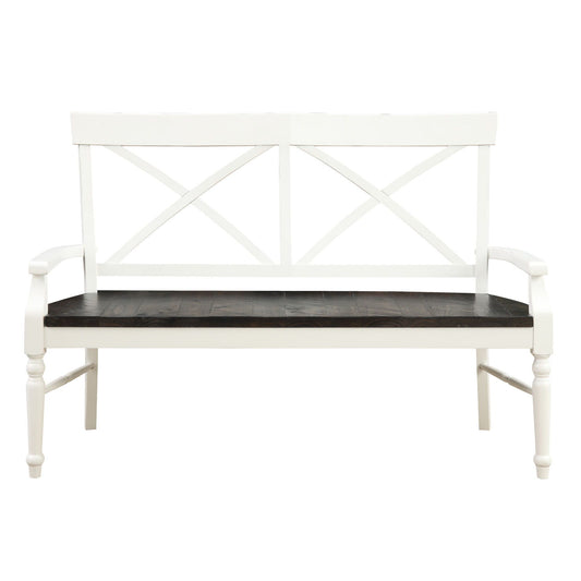Mountina - Bench - Brown / White