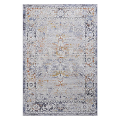 Payas - 5' X 7' Traditional Area Rug - Ivory / Gray
