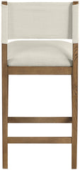 Avon - Linen Textured Performance Fabric Counter Stool