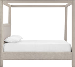 Salina - Linen Textured Fabric Upholstered Bed