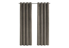 2 Pieces Set, Curtain Panel, Room Darkening, Grommet, Contemporary & Modern