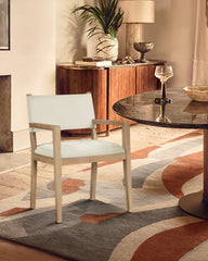 Avon - Vegan Leather Dining Arm Chair