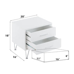 Deoss - Accent Table - White