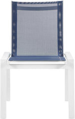 Nizuc - Outdoor Patio Dining Chair With White Frame (Set of 2)