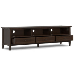 Warm Shaker - Handcrafted Low TV Media Stand