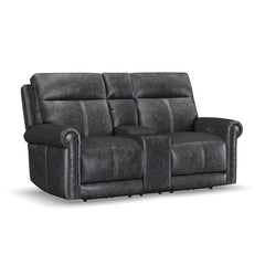 Alexander - Power Reclining Loveseat With Console, Power Headrest & Lumbar