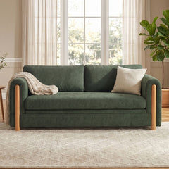 Modern 3 Seater Upholstered Couch Sofa For Living Room