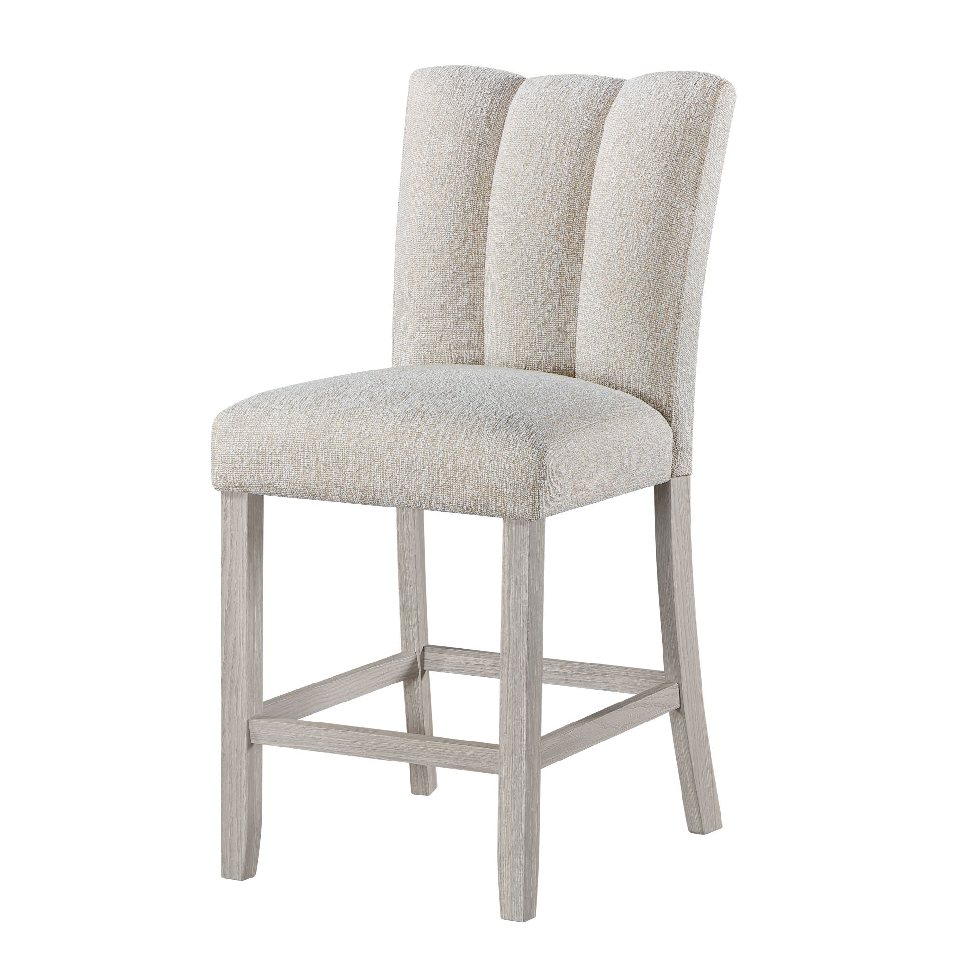 D2507 - 5 Piece Dining Room Set (Bar Table With Hidden Storage In The Base With 4 Bar Stools) - White