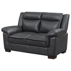 Arabella - Upholstered Padded Arm Loveseat - Gray