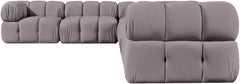 Orin - L-Shaped Velvet 6 Piece Modular Sectional